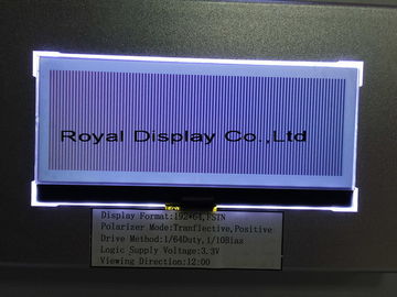 وحدة عرض رسومية LCD مخصصة للمجموعات / راديو السيارة / مكيف الهواء